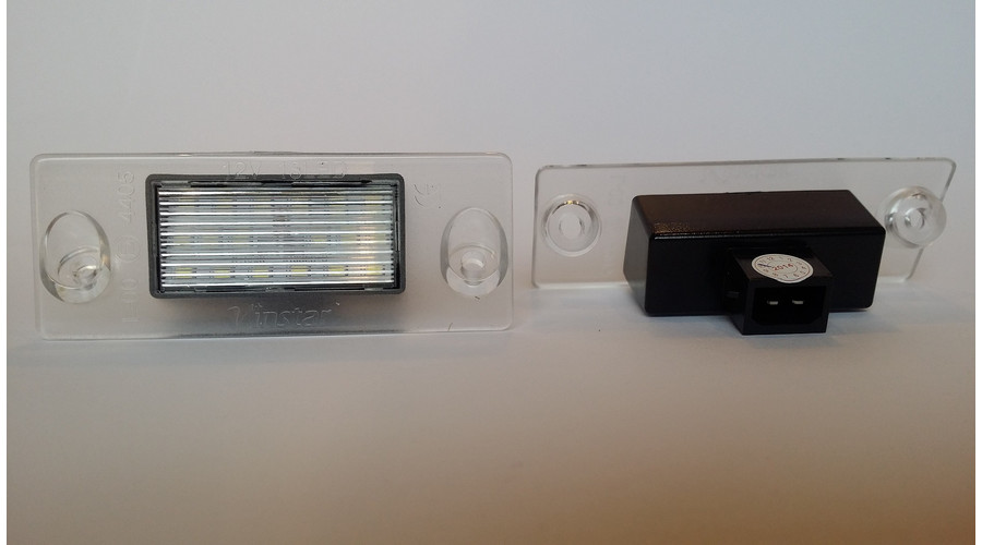 DTX 1052 AUDI 6000K fehér SMD LED-es rendszámtábla világítás szett
