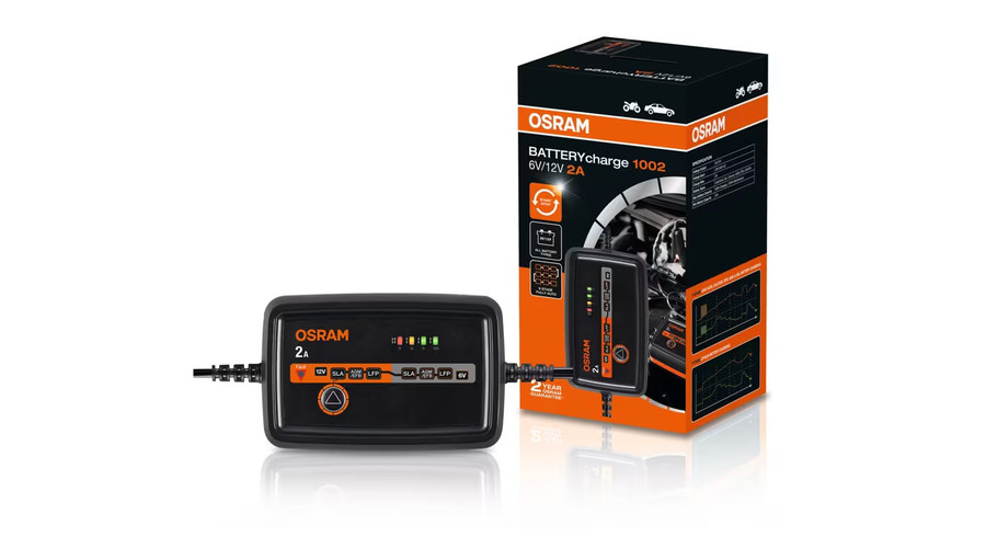 Osram BATTERYcharge 1002 OEBCS1002 Okos Akkumulátortöltő 6/12V 2A