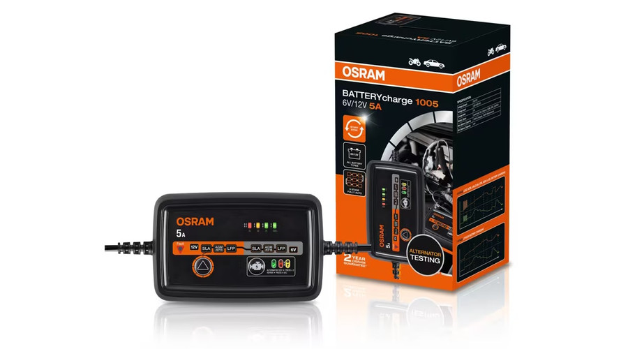 Osram BATTERYcharge 1005 OEBCS1005 Okos Akkumulátortöltő 6/12V 5A