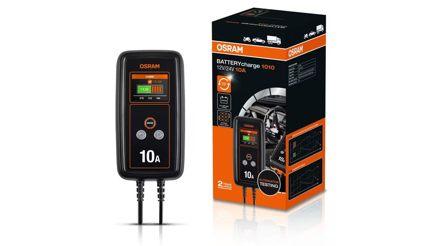 Osram BATTERYcharge 1010 OEBCS1010 Okos Akkumulátortöltő 12V/24V 10A