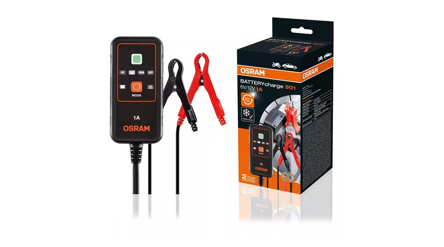 Osram BATTERYcharge 901 OEBCS901 Okos Akkumulátortöltő 6V/12V 1A