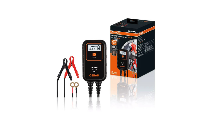 Osram BATTERYcharge 904 OEBCS904 Okos Akkumulátortöltő 6V/12V 4A