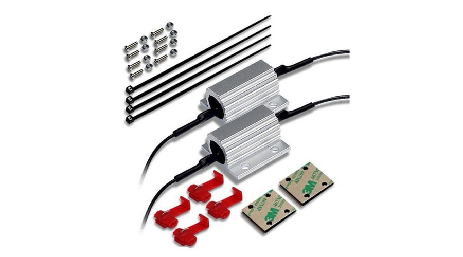 DTX 5W LED fém házas CANBUS control - ellenállás készlet (T10 W5W BA9S BAX9S)