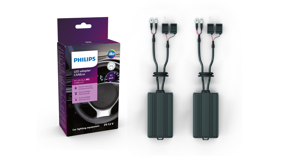 Philips H1 LED 3-in-1 canbus ellenállás készlet 12V 12W 18962X2