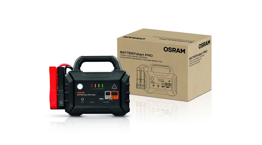 Osram BATTERYtart PRO 3000 OJST3000 Akkumulátor Jump Starter - Powerbank 12V - 24V