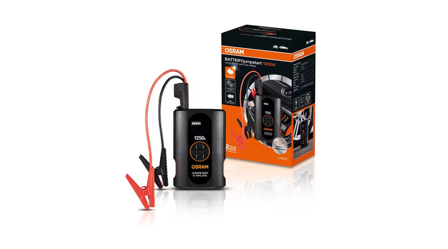 Osram BATTERYjumpstart 1250A OJSTI030 Akkumulátor Jump Starter - Powerbank - légkompresszor