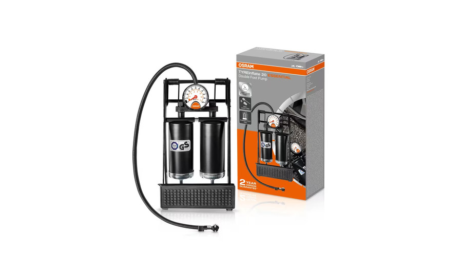 Osram TYREinflate 20 ESSENTIAL légkompresszor - gumiabroncs pumpa - lábpumpa OFP20ESN