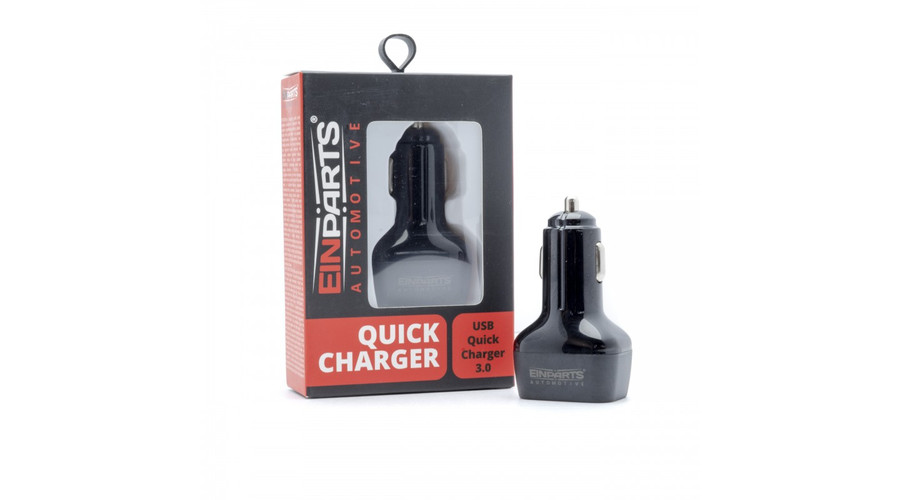 Einparts EPACC013 szivargyújtós USB Quick Charge 3.0 + PD PPS 30W töltő 12-24V