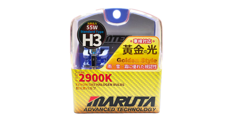 MTEC H3 55W Golden Style 2900K kadmium sárga halogén izzó DUO BOX