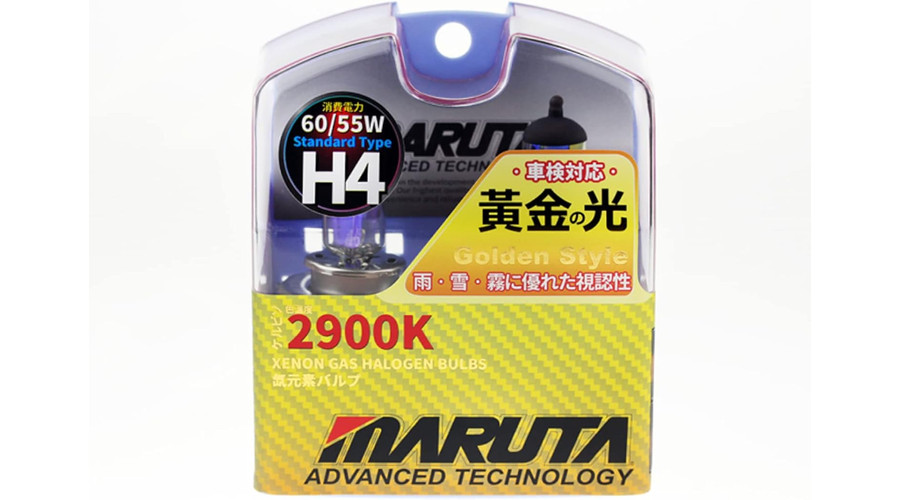 MTEC H4 60/55W Golden Style 2900K kadmium sárga halogén izzó DUO BOX