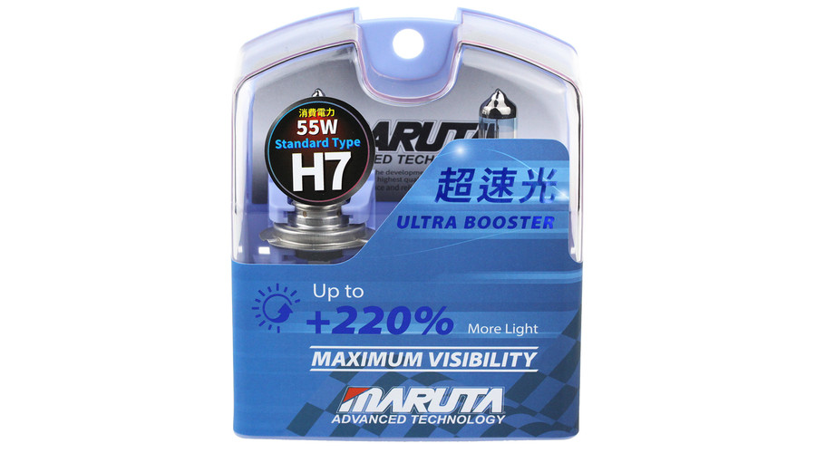 MTEC Ultra Booster H7 55W +220% halogén izzó DUO BOX MT-563