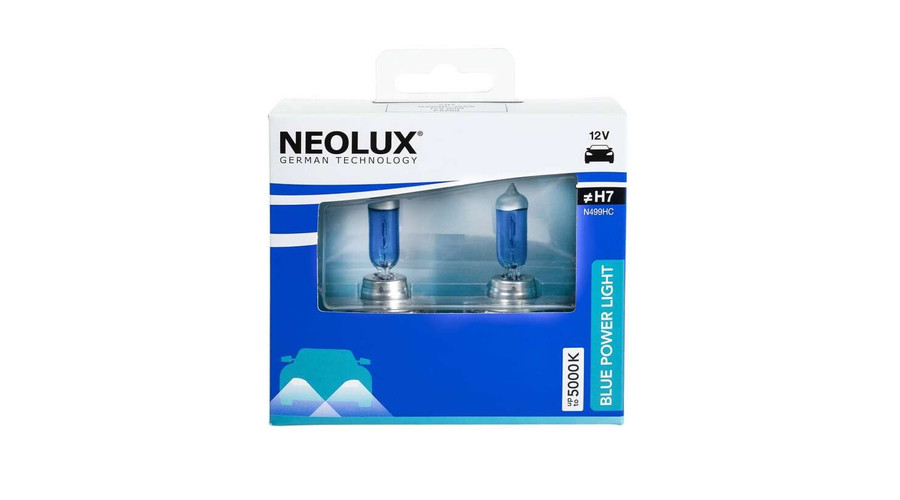 Neolux Blue Power Light H7 5000K halogén izzó DUO BOX N499HC-2SCB