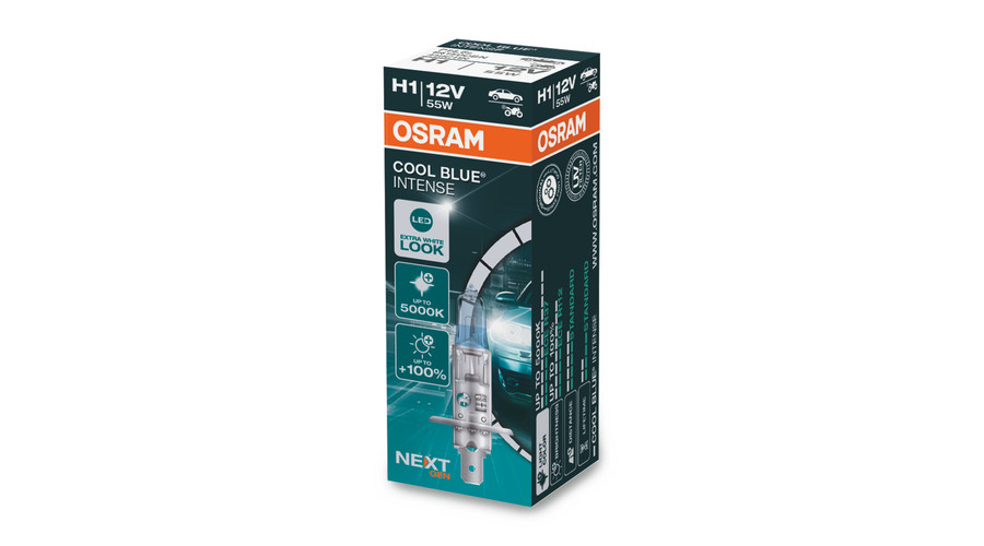 Osram H1 Cool Blue Intense NextGen +100% 5000K halogén izzó 64150CBN