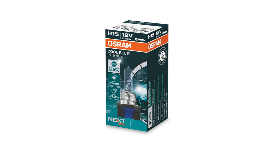 Osram H15 Cool Blue Intense NextGen +100% 3700K halogén izzó 64176CBN