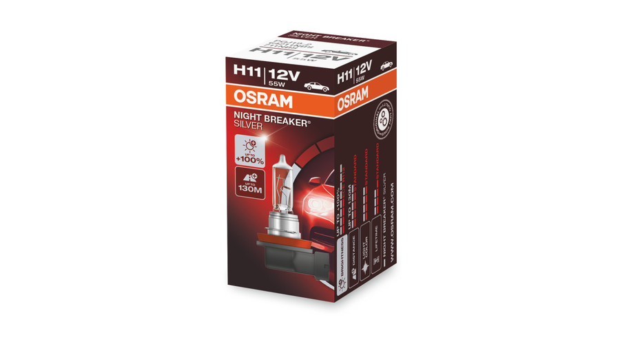Osram Night Breaker Silver +100% H11 halogén izzó 64211NBS
