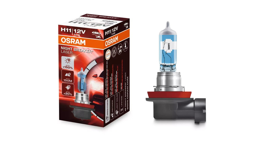 Osram Night Breaker Laser H11 +150% halogén izzó 64211NL