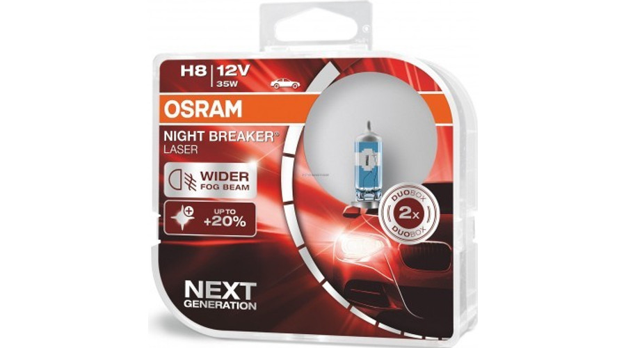 Osram Night Breaker Laser H8 +150% halogén izzó 64212NL-2HB DUO BOX