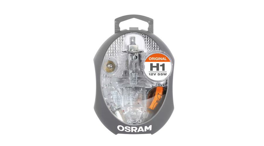 Osram H1 CLK EURO 12V tartalék izzó / biztosíték készlet