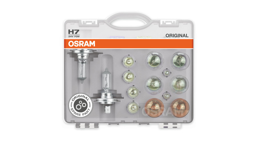 Osram H7 Original 24V tartalék izzó / biztosíték készlet CLKH7