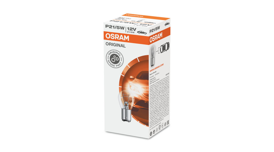 Osram P21/5W - BAY15D Original Line izzó (10db-os csomag)