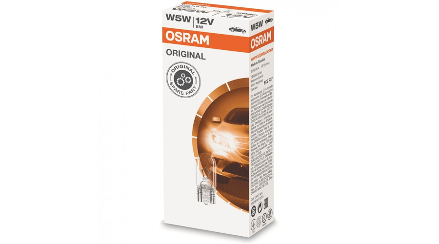 Osram T10 W5W Original Line izzó 2825 (10db-os készlet)