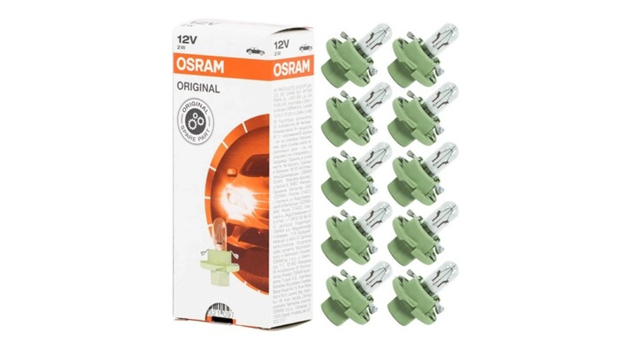 Osram BX8,4d 2W 12V Original Line műszerfal izzó 2352MFX6 10db-os készlet
