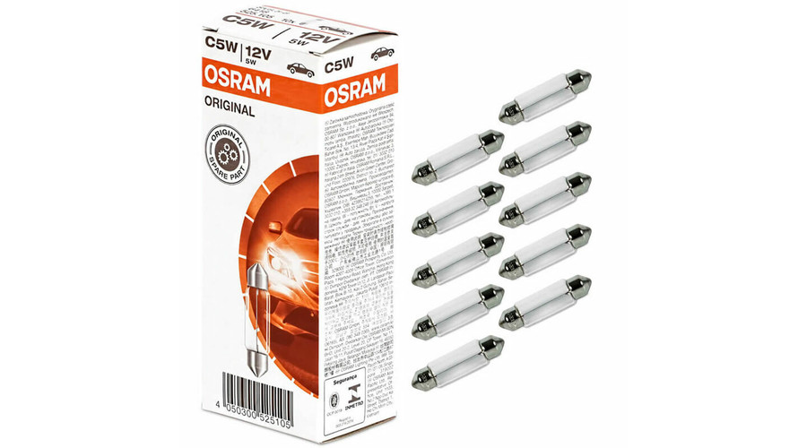 Osram C5W Original Line 12V szofita izzó 6418 10db-os készlet