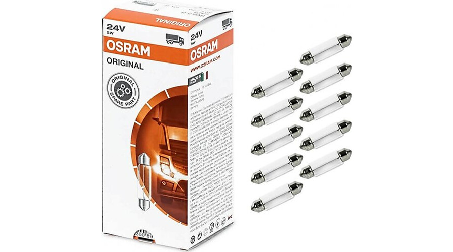 Osram C5W Original Line 24V szofita izzó 6424 10db-os készlet