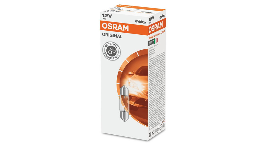 Osram C3W Original Line 28mm szofita izzó 6428 10db-os készlet