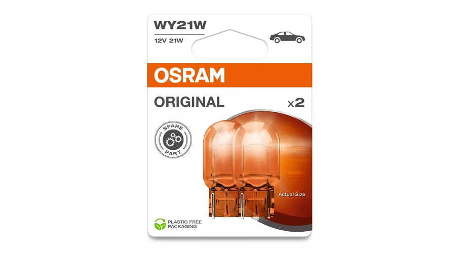 Osram T20 WY21W Original Line DUO BOX 7504-2BL