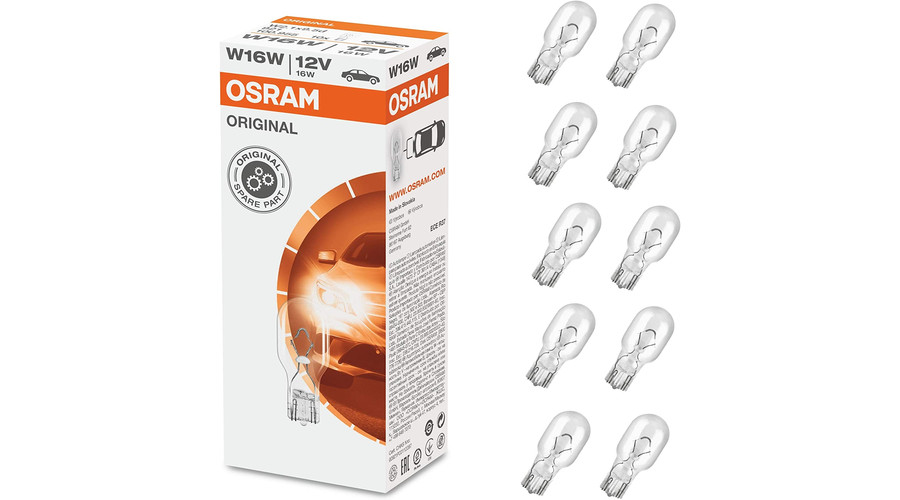 Osram T15 W16W Original Line 921 halogén izzó 10db-os készlet