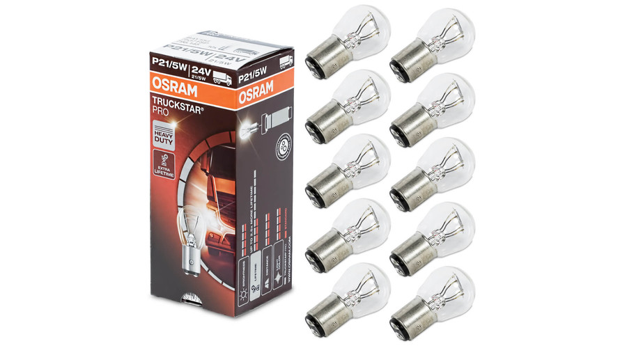 Osram P21/5W BAY15D Truckstar Pro 24V halogén izzó 7537TSP