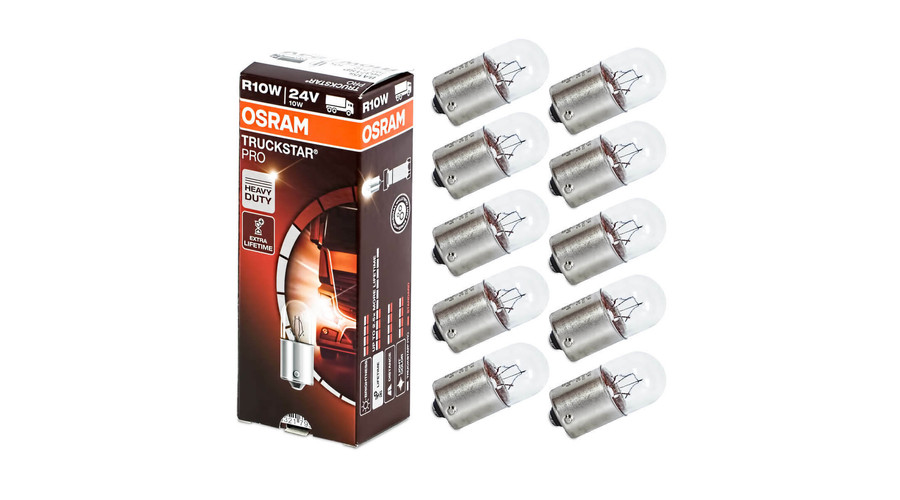Osram R10W BA15S Truckstar Pro 24V halogén izzó 5637TSP