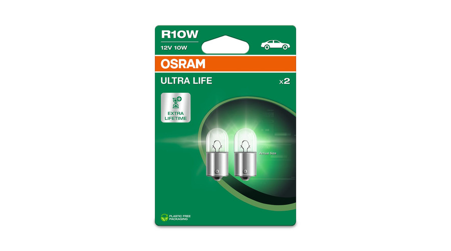Osram R10W BA15S Ultra Life halogén izzó DUO BOX 5008ULT-2BL