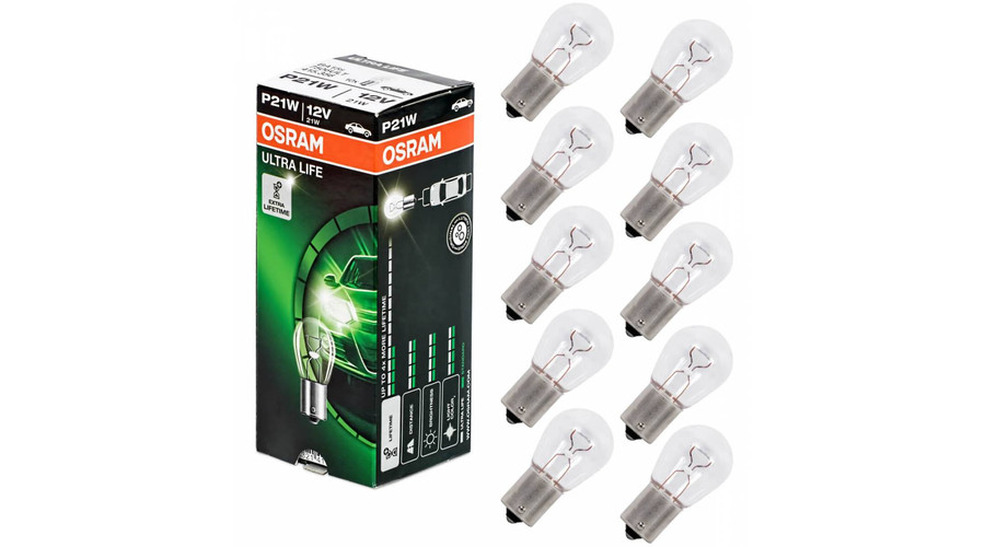 Osram P21W BA15S Ultra Life halogén izzó 7506ULT (10db-os csomag)
