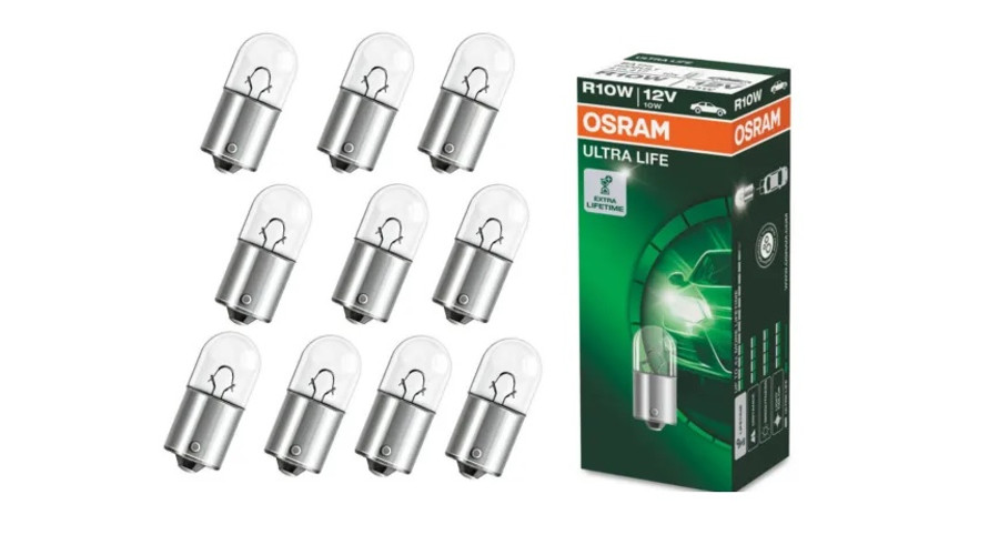 Osram R10W BA15S Ultra Life halogén izzó 5008ULT 10db-os készlet