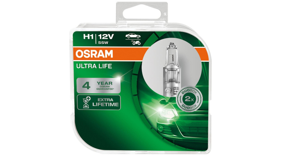 Osram H1 Ultra Life halogén izzó DUO BOX 64150ULT-2HB