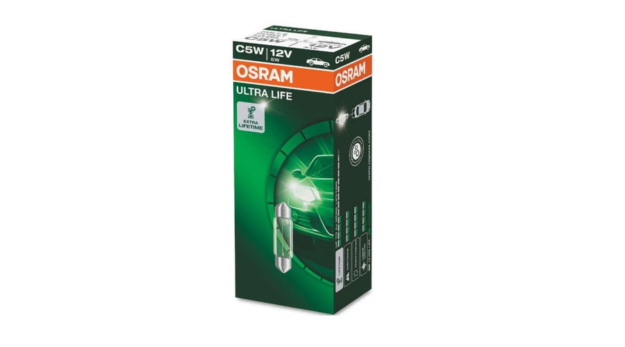 Osram C5W Ultra Life halogén izzó 6418ULT 10db-os készlet