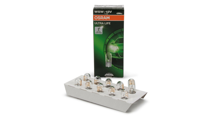 Osram T10 W5W Ultra Life halogén izzó (10db-os csomag)