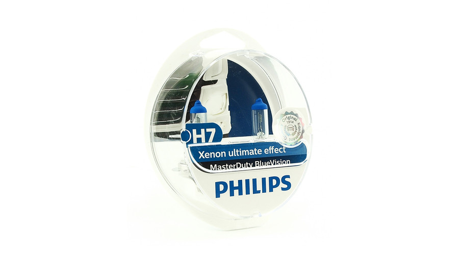 Philips H7 70W 24V MasterDuty BlueVision DUO BOX halogén izzó 13972MDBVS2