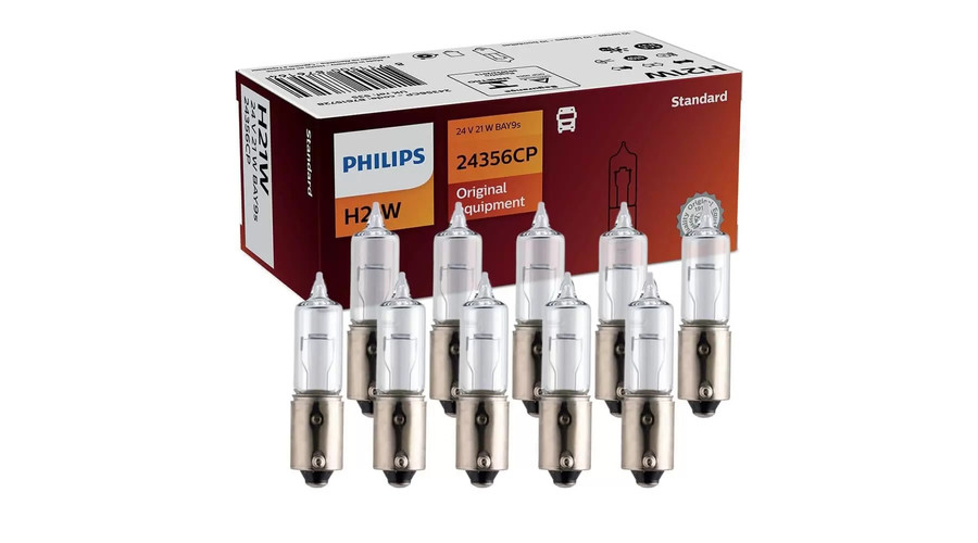Philips BAY9S H21W 24V Standard halogén izzó 24356CP (db ár)