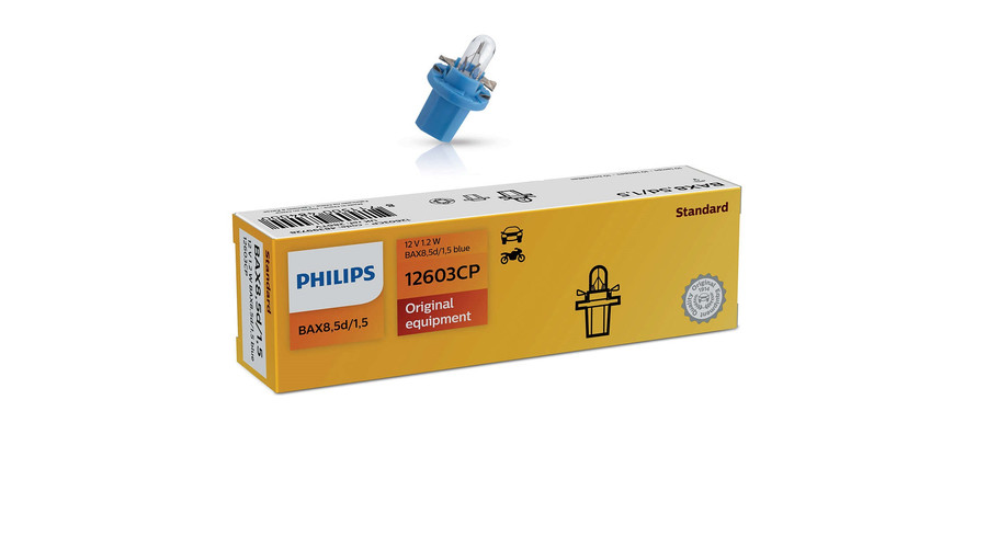 Philips BAX8,5d 1,2W 12V műszerfal izzó 10db-os készlet 12603CP