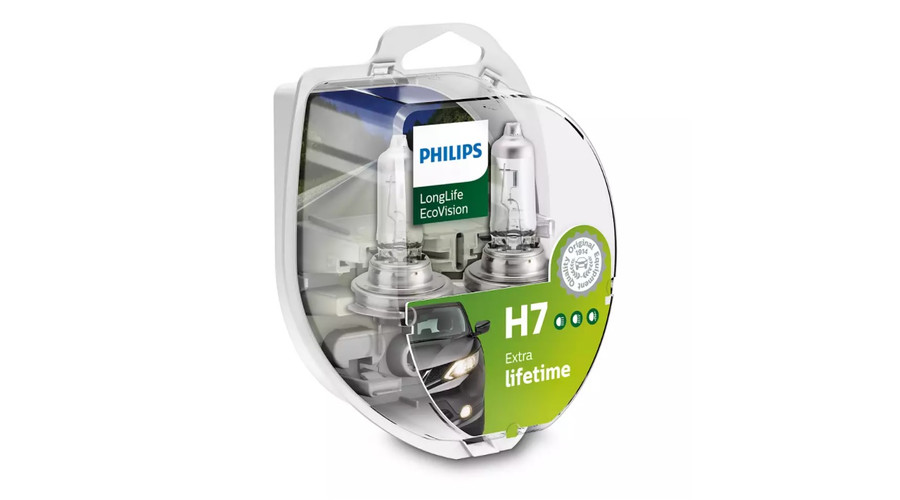Philips H7 LongLife EcoVision halogén izzó DUO BOX 12972LLECOS2