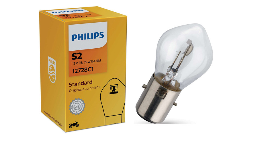 Philips S2 35/35W BA20d 12728C1 standard halogén izzó
