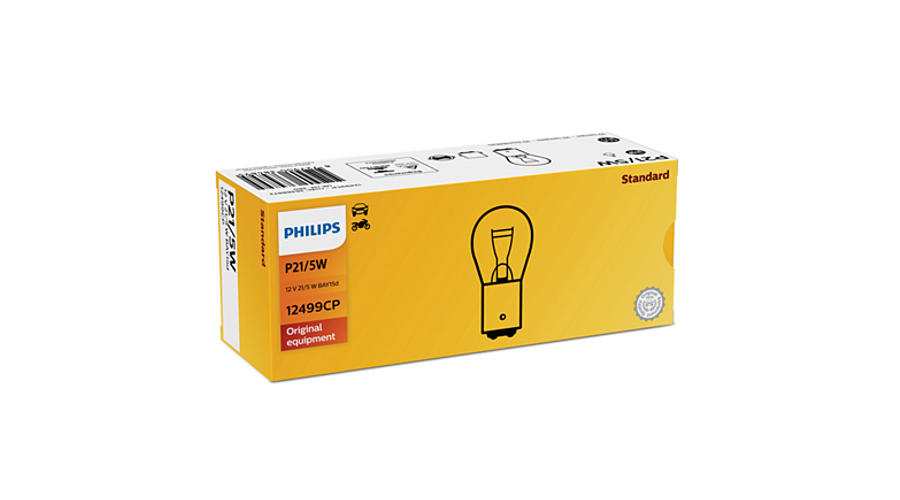 Philips P21/5W BAY15D Vision halogén izzó +30% 12499CP 10db-os csomag
