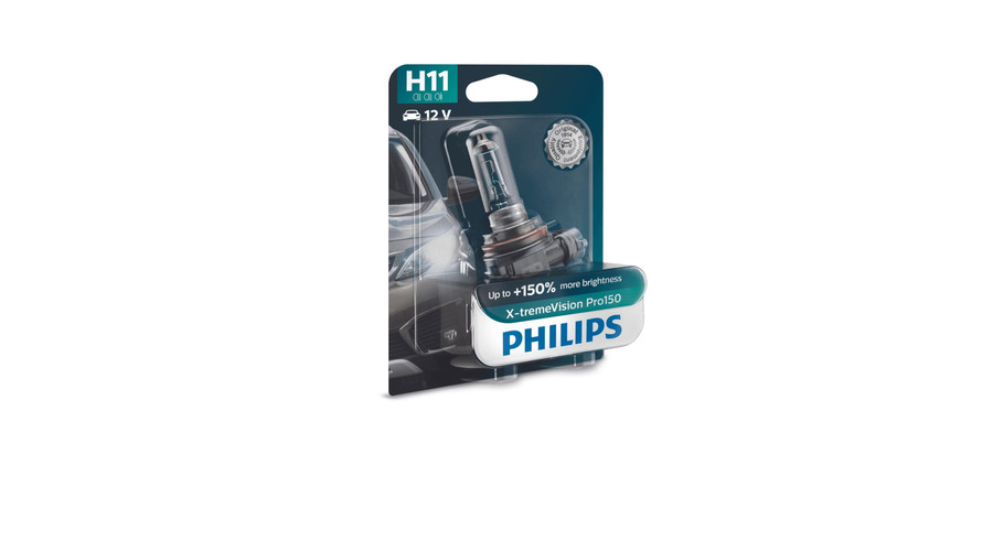 Philips H11 X-tremeVision PRO150 halogén izzó +150% 12362XVPB1