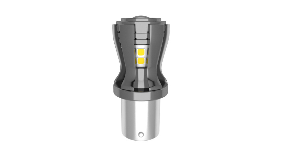 Bajonett LED BA15S - P21W - R10W - R5W 16x2835SMD Epistar piros