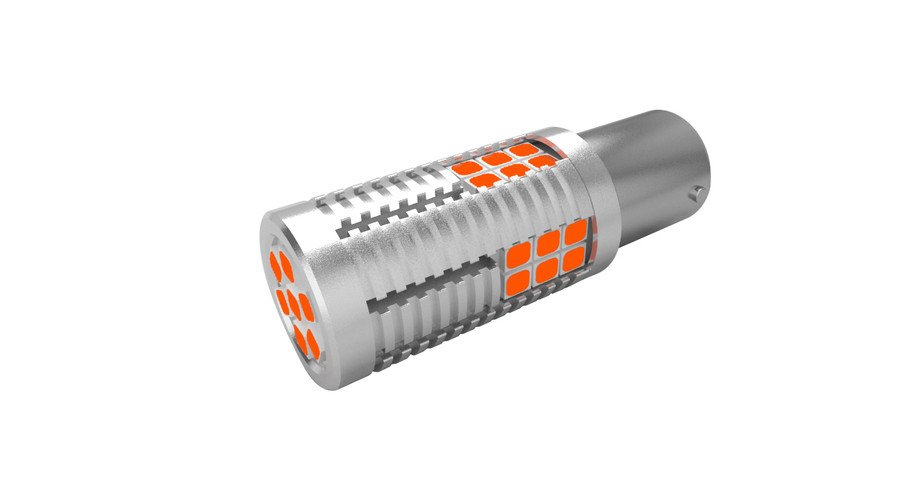 Bajonett BA15S - P21W 30x3030SMD Epistar LED 6000K fehér  DRL menetfény - Tolatólámpa