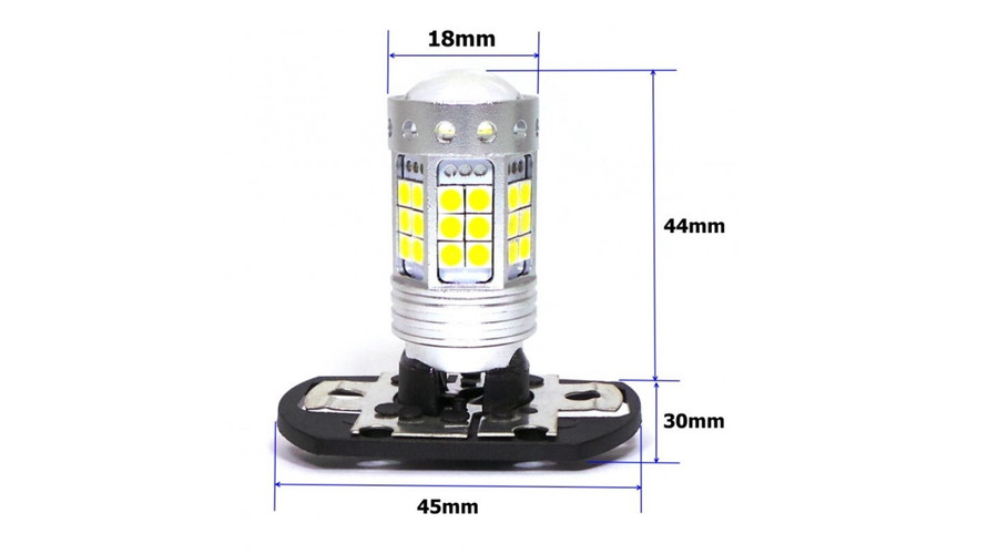 PH19W 42x3030SMD LED CanBus 12V 6500K fehér
