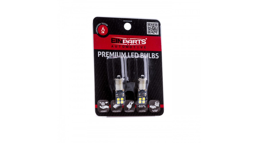 Bajonett (H6W - BAX9S) LED 8 SMD Einparts EPL146